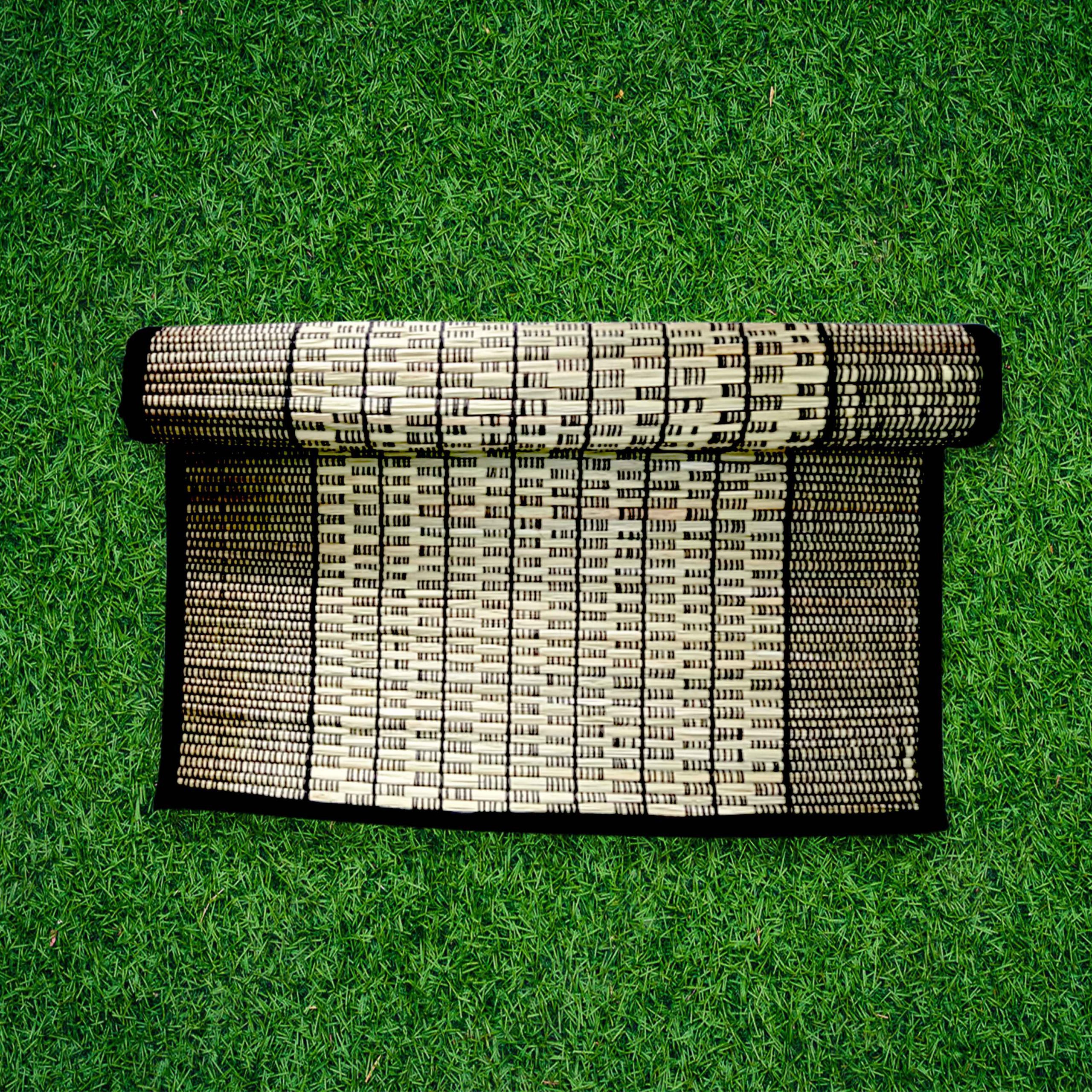 Table mat table mat made from natural woven fibers for eco-friendly dining table protection